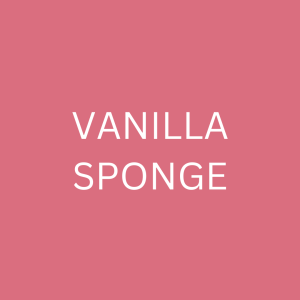 Vanilla Sponge - Box of 4